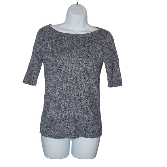 Ann Taylor Cotton Ribbed Short Sleeved Sweater NWOT - Picture 1 of 7